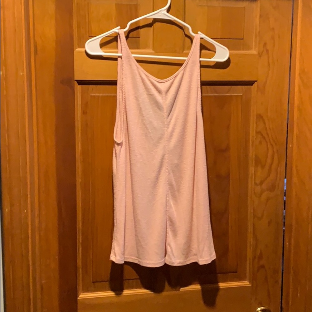 Pink free people tank